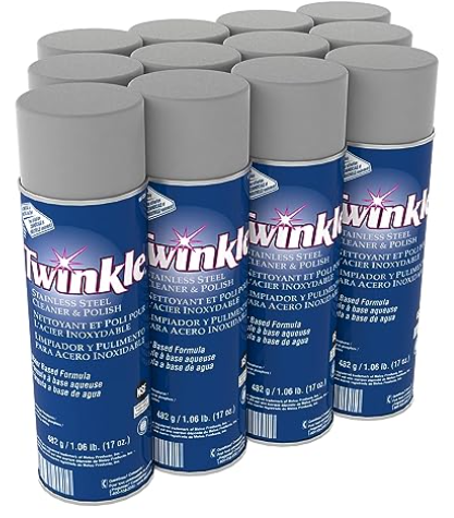 Twinkle Stainless Steel Cleaner & Polish (12 Case)