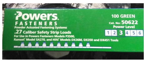 .27 Cal Green Strip Load (100 Pack)