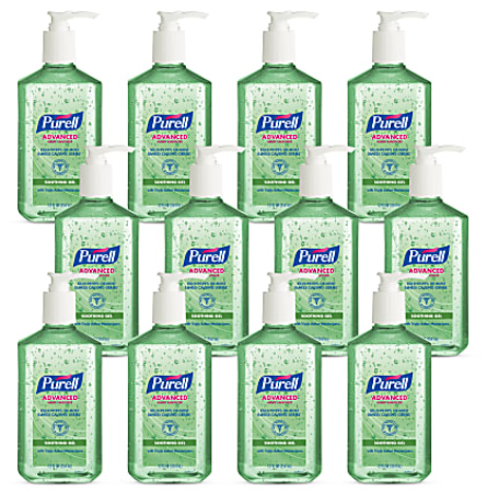 Purell Hand Sanitizer With Aloe (12 oz) (12 Case)