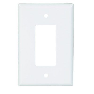 Decora / GFCI Wall Plate (White) (Metal)