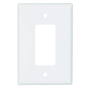 Decora / GFCI Wall Plate (White) (Metal)