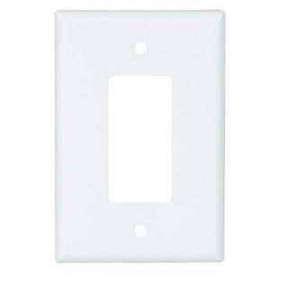 Decora / GFCI Wall Plate (White) (Metal)