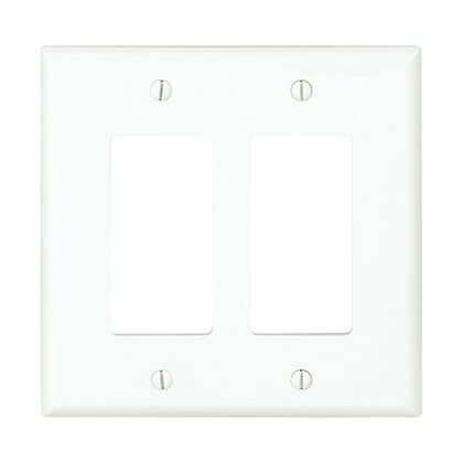 Mid-Size Decora / GFCI Wall Plate (2 Gang) (Unbreakable Polycarbonate)