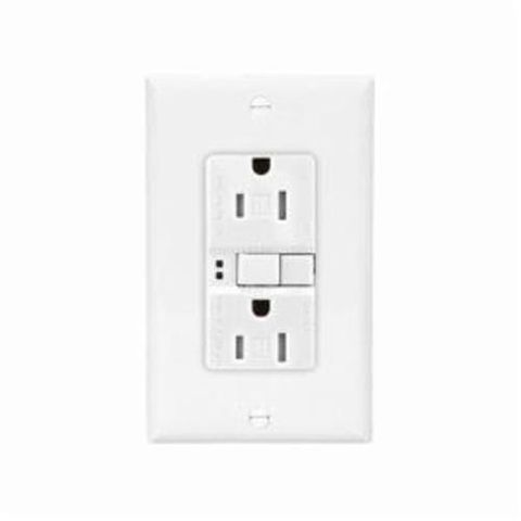 Eaton Self Test Tamper Proof GFCI Duplex Receptacle Outlet (15 Amp)