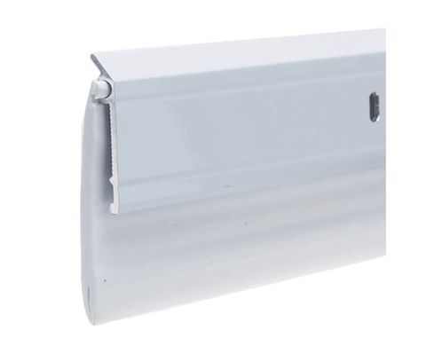 Heavy Duty Aluminum Door Sweep (Silver) (2" x 48")
