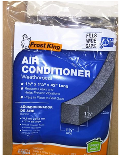 Air Conditioner Weatherseal (1 1/4" x 42")