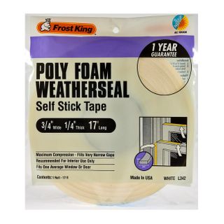 Poly Foam Weatherseal (White) (3/4" x 17')