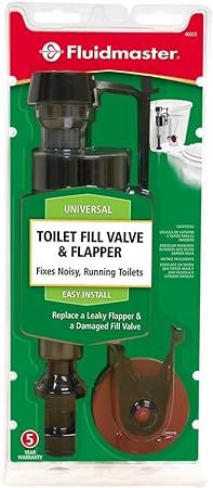 400A Toilet Fill Valve & 501 Flapper Combo Kit