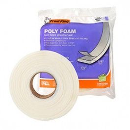 Foam Weatherseal (White) (1 1/2" x 1/4" x 17')