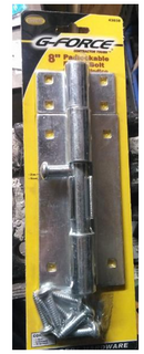 Padlockable Barrel Bolt (8")