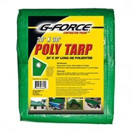 Heavy Duty Tarp (Green & Silver) (20' x 30')