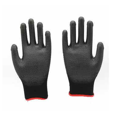 Deluxe Latex Dipped Black Glove (5 Pack)