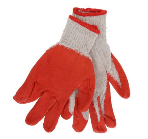 Red Cotton Gloves (Large) (10 Pack)