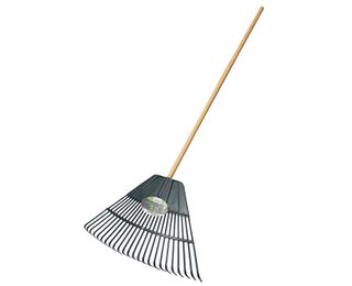 24 Tine Poly Garden Rake