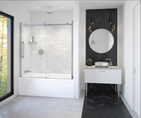 Vela Sliding Tub Door (56 -59 8 mm)