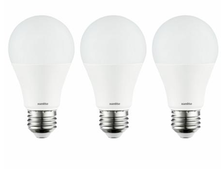 LED A19 Light Bulb (14 Watt) (65K) (3 Pack)