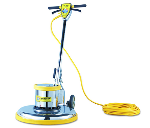 21" LoBoy Floor Machine (175 RPM) (1.5 HP)....**Mercury Floor Machines warrants each new machine against defects in materials and workmanship under normal use. The basic warranty coverage applies for motors and gearboxes. The coverage period is 5 years