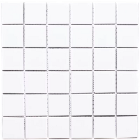 2" x 2" Mosaic Tiles (White)