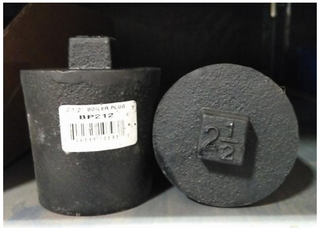 2 1/2" Boiler Plug (Cast Iron)