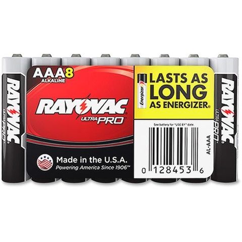 Rayovac Ultray Alkaline Batteries (AAA) (8 Pack)