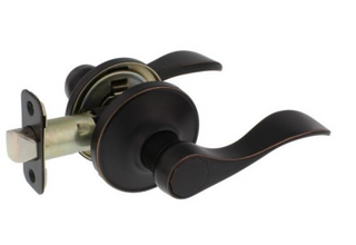 Wave Lever Lockset (Oil Rubbed Bronze) (Entry)