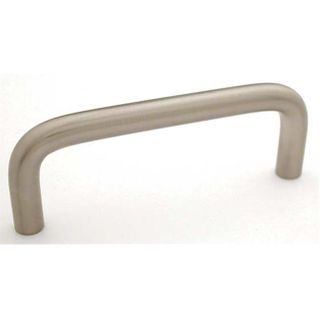 Drawer Pull, Trendset Solid Brass U-Shaped, (Chrome) (3")