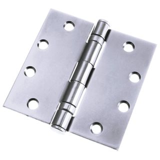 Brushed Chrome Ball Bearing Hinge(4-1/2") (Set of 3)