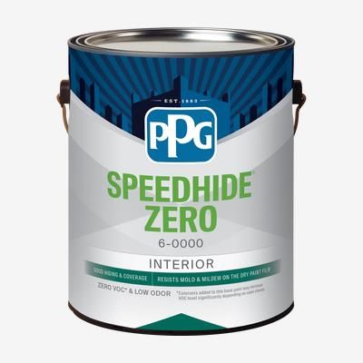 Speedhide Zero Interior Latex Paint - White/Pastel Base (Eggshell) (INSERT COLOR) (0-VOC) (Gallon)