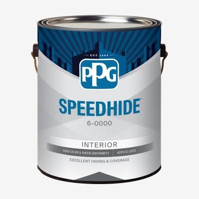 Speedhide Interior Latex Paint - White/Pastel Base (Flat) (White) (5 Gallon)