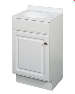 Bathroom Vanity (White) (18" x 16")