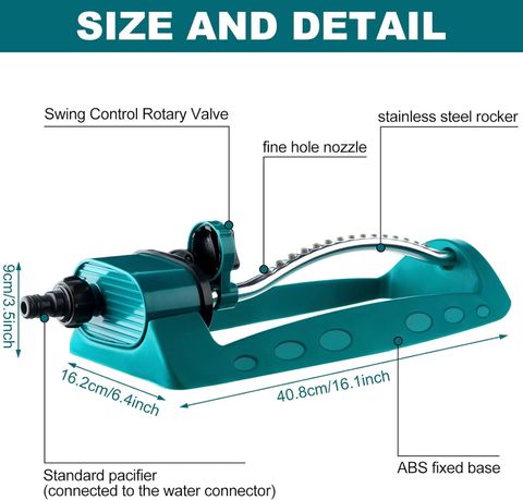Oscillating Sprinkler (15 Hole)