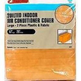 2 Piece Quilted Indoor Air Conditioner Cover (18"x25")
