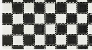 1" x 1" Mosaic Tiles (Black & White)