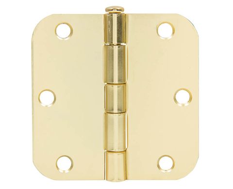 Butt Hinge -  Polished Brass (3 1/2") (Pair)