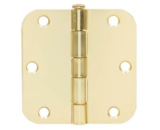 Butt Hinge -  Polished Brass (3 1/2") (Pair)