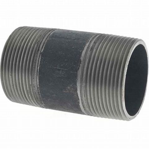 1-1/4" X 3"  Black Nipple