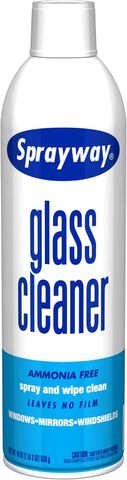 Sprayway Foaming Spray Glass Cleaner for Home and Automotive (19oz) (12cs)