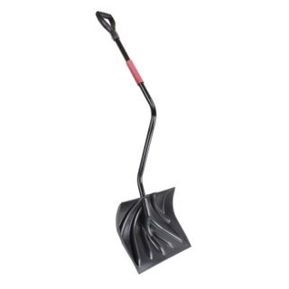 Plastic Snow Shovel w/  Back-Saver Handle (18")