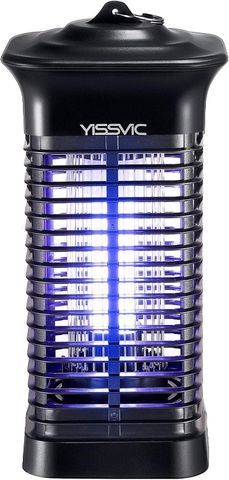 YISSVIC Bug Zapper, Waterproof for Interior and Exterior (4000V) (Black)