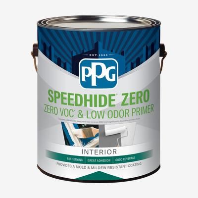 Speedhide Zero Interior Primer & Sealer - Ready Mix White (Flat) (White) (0-VOC) (5 Gallon)