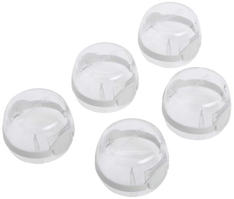 Safety 1st Stove & Oven Knob Covers (Clear) (5 PACK)