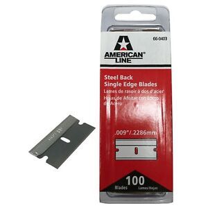 Single Edge Razor Blade (100 Pack)