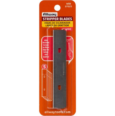 4" Stripper Razor Blade (5 Pack)