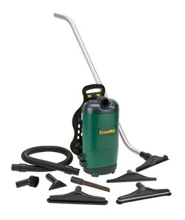 CleanMax Backpack Vacuum w/ Tools (6 Qt)