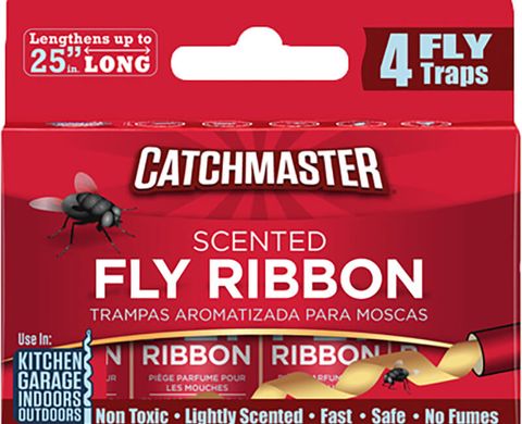 Catchmaster Fly Catcher Ribbon, Non-Poisonous (4 Pack)