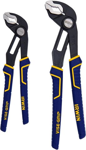 GrooveLock Pliers Set, V-Jaw  (2 Piece)