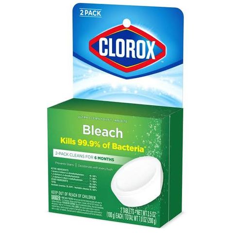 Ultra Clean Automatic Toilet Bowl Cleaner Tablets w/ Bleach (3.5 oz.) (2 Pack) (12 Case)