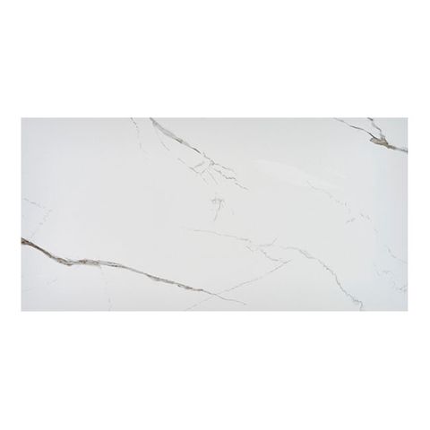 Florencia Porcelain Polished Tile (Calacatta) (12" X 24") (13.56 Sq Ft)