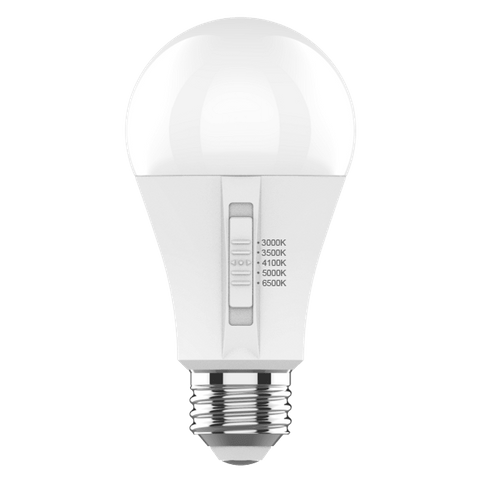 LED A19 Light Bulb (12 Watt) 5CCT Dimmable (30,35,41,50,65k)