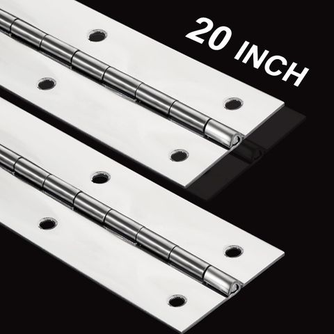 Heavy Duty Piano Hinge (2" x 20") (Stainless Steel) (2 Pack)